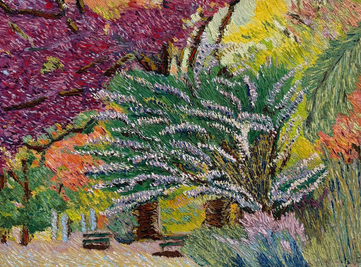 Two Benches at the Arboretum