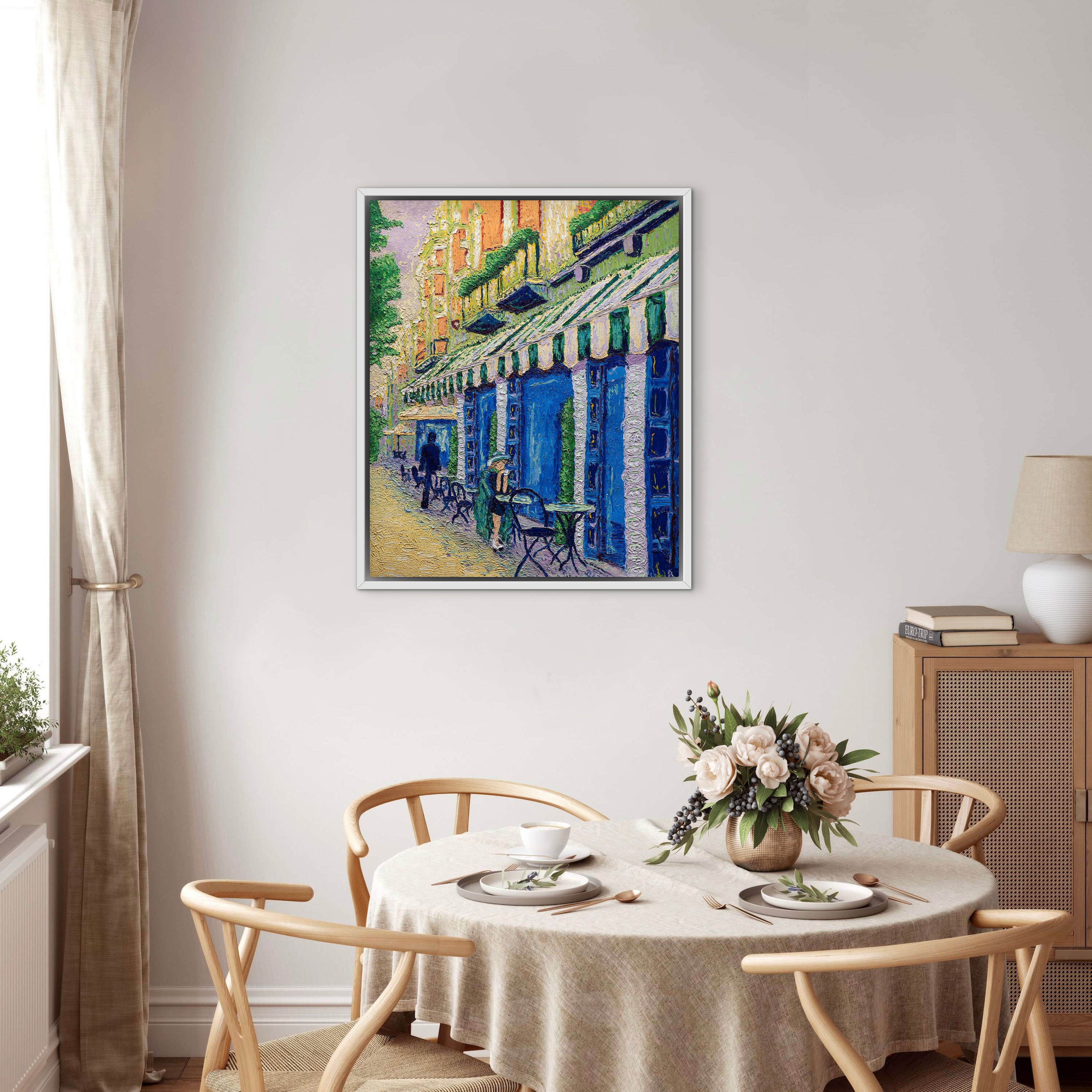 Cafe In Blue