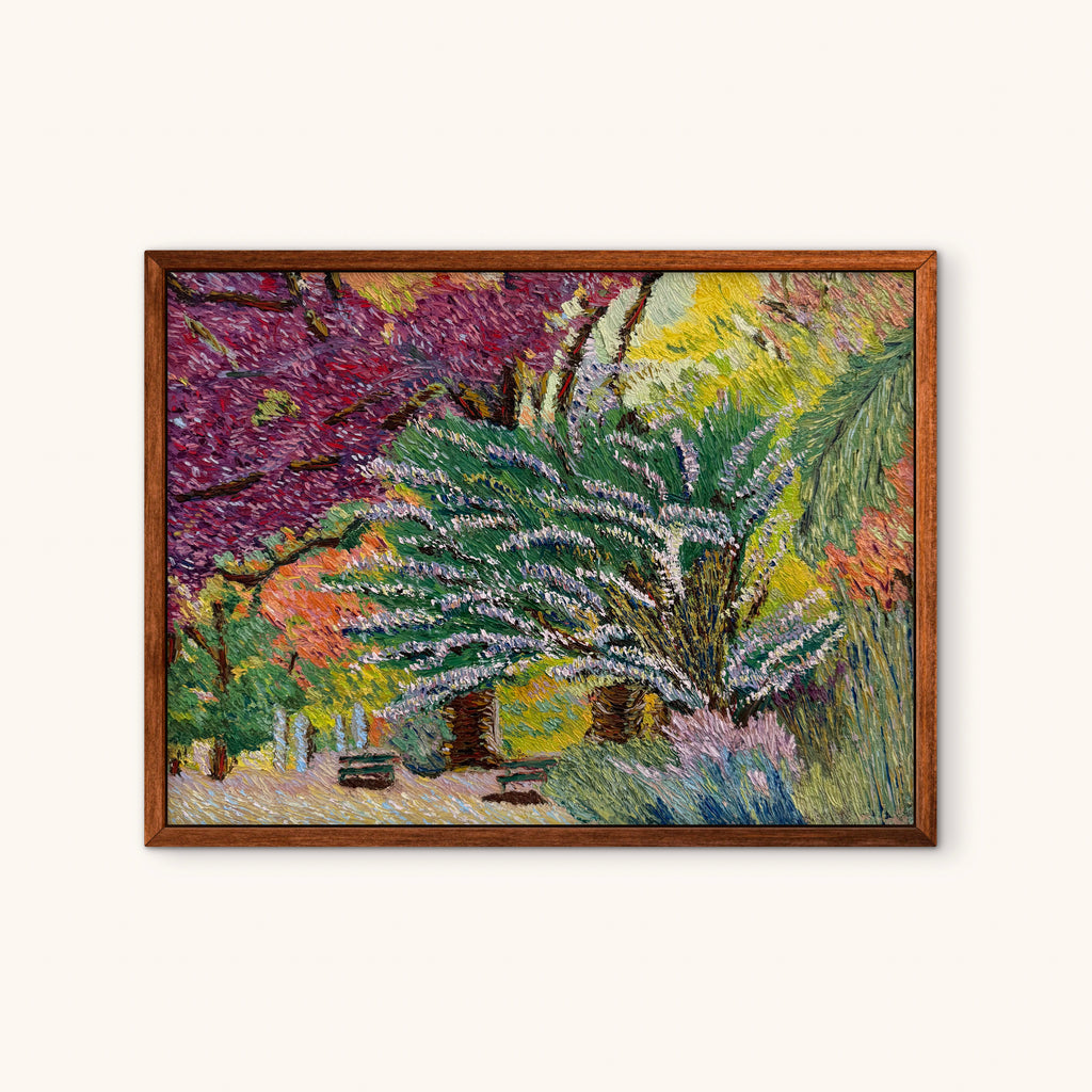 Two Benches at the Arboretum